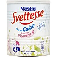 Los mejores  - Nestlé Sveltesse Leche desnatada en Polvo - Bote 400 gr